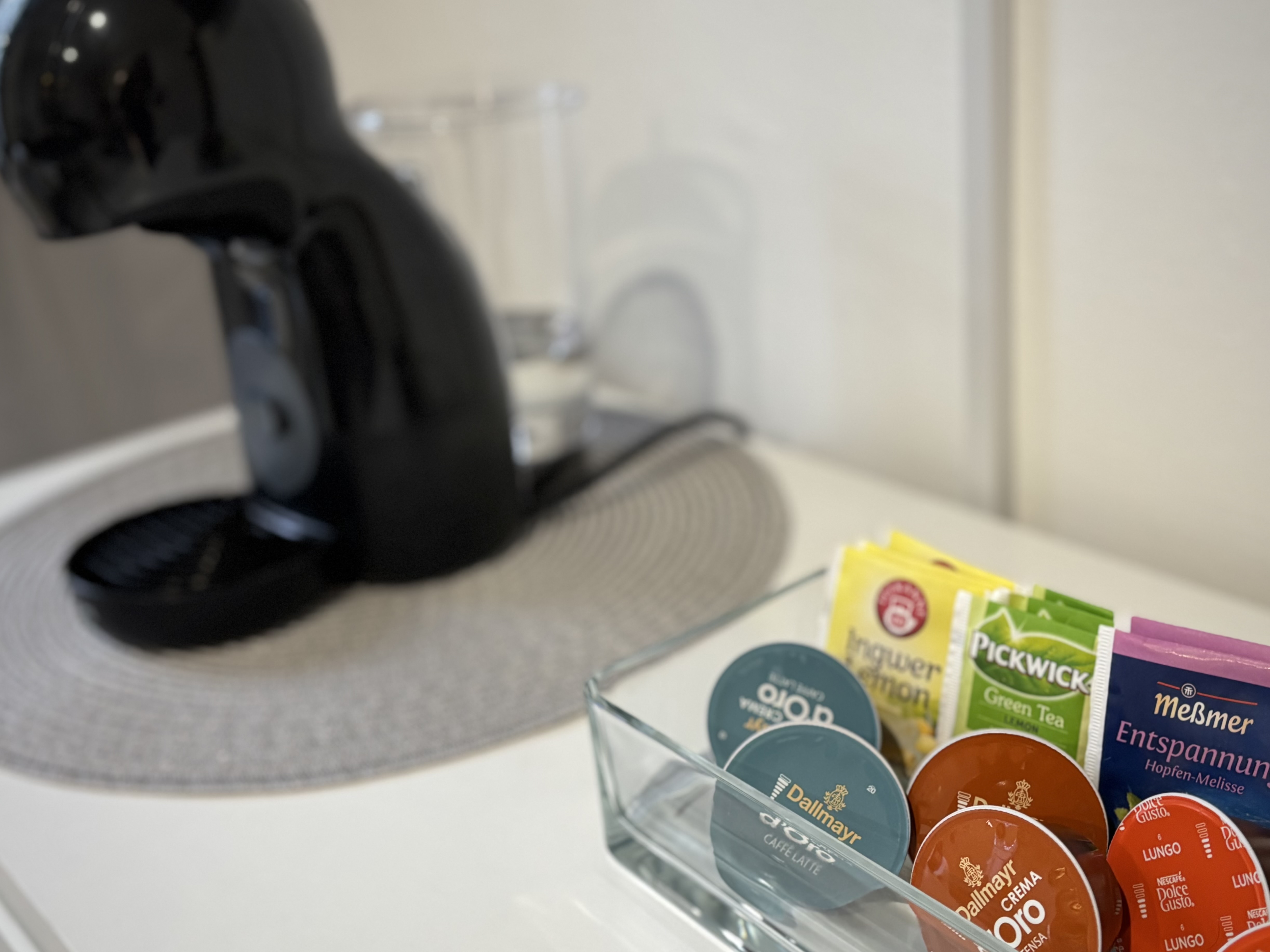 Premium Kaffeestation und Details